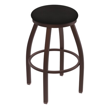 Holland Bar Stool Co 30" Swivel Bar Stool, Brnz Finish, Canter Espresso Seat X802